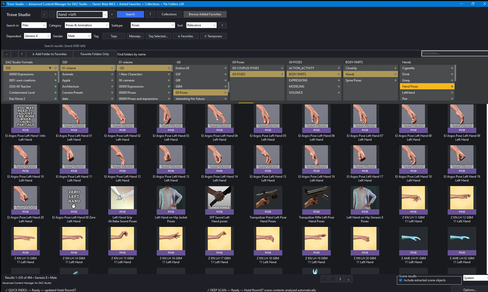 Trove Studio interface — It began while creating.