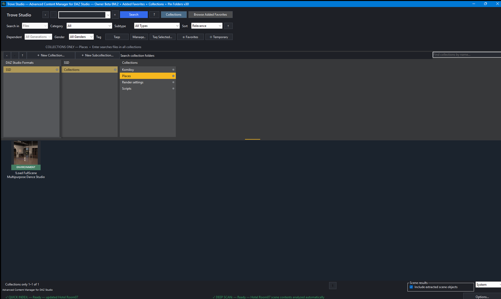 Trove Studio interface — Three workspaces. One rhythm.
